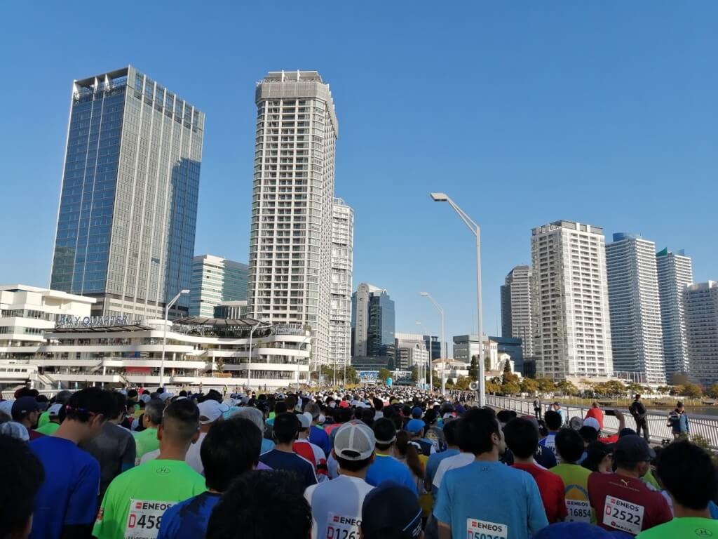 横浜マラソン2019の写真です。